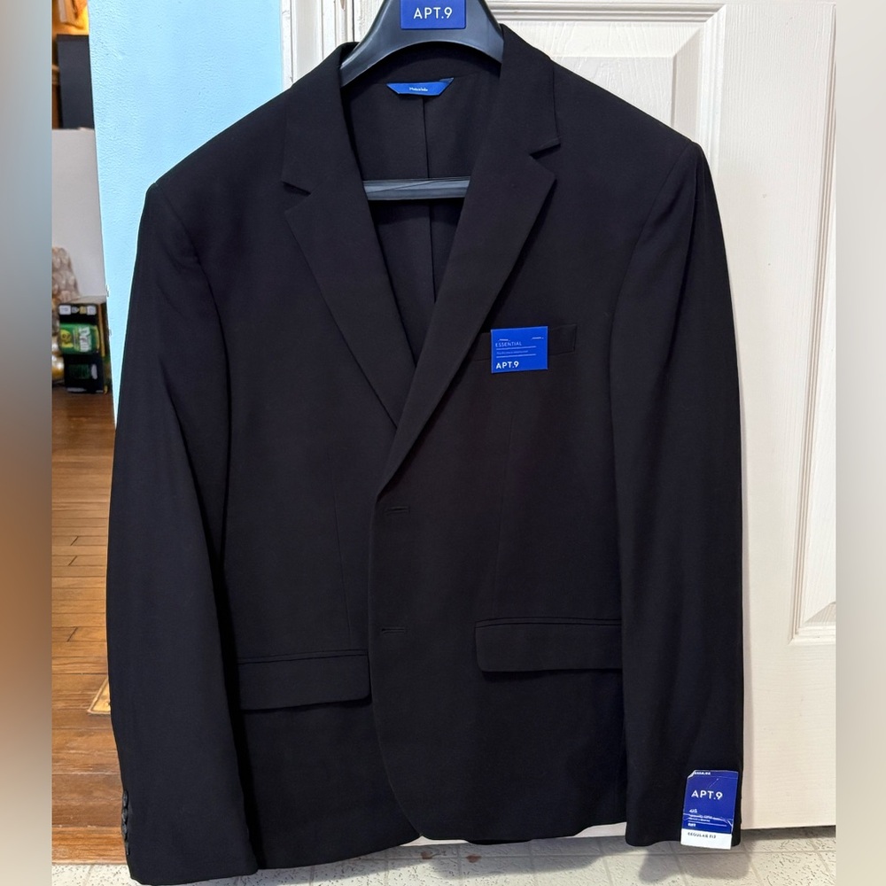 Apt. 9 Men's Black Regular Fit NWT Blazer